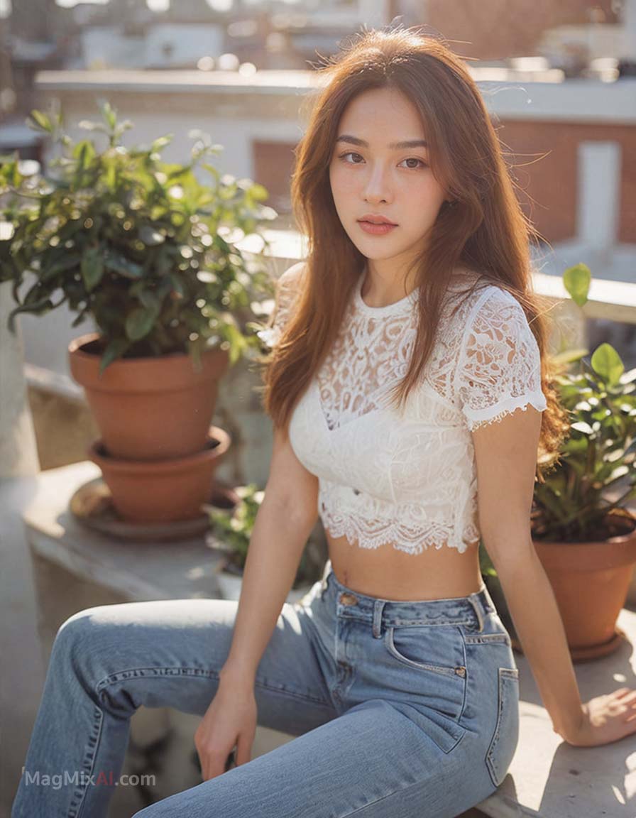 Rooftop setting