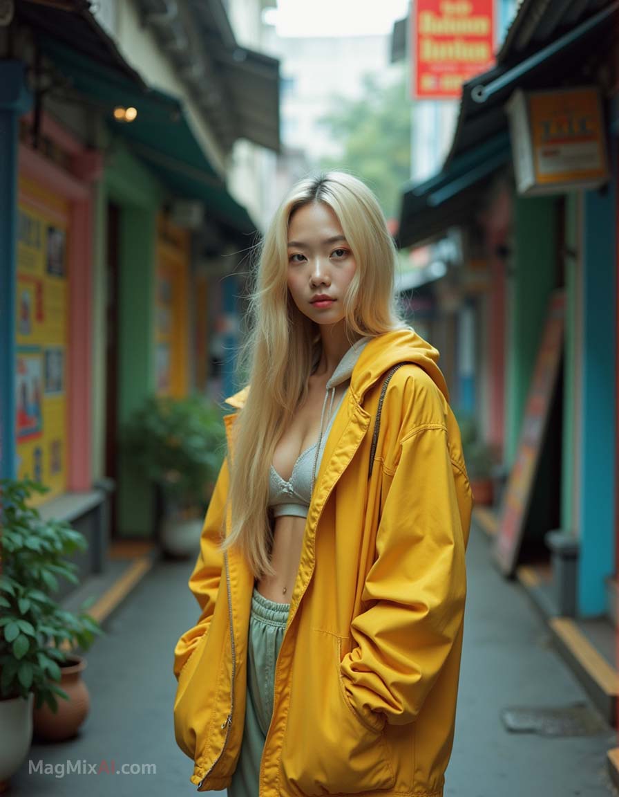Colorful alleyway