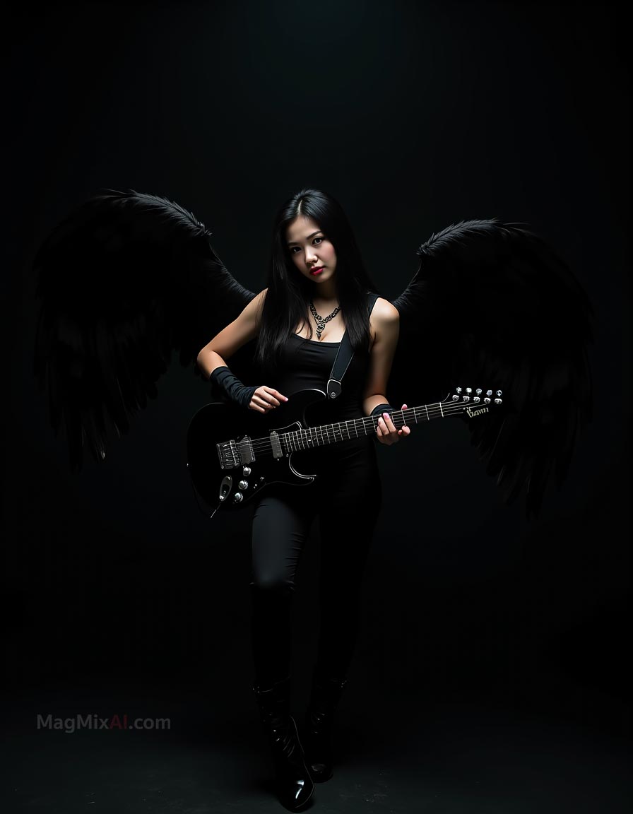 Dark electric guitar