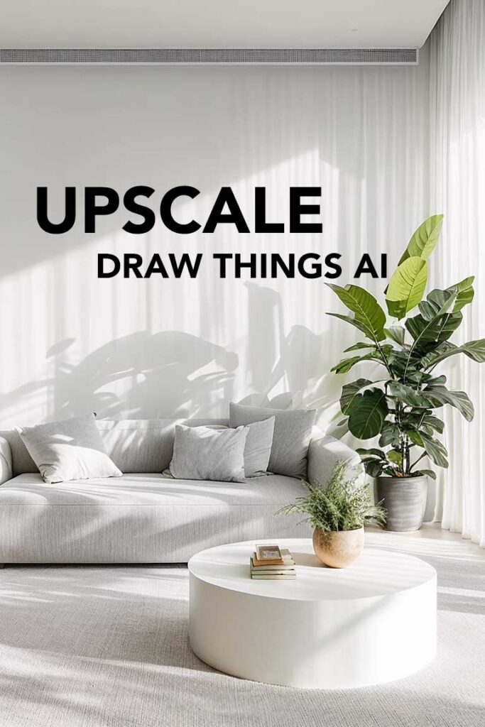 สอน Upscale ขายภาพ Stock ด้วย Draw Things AI