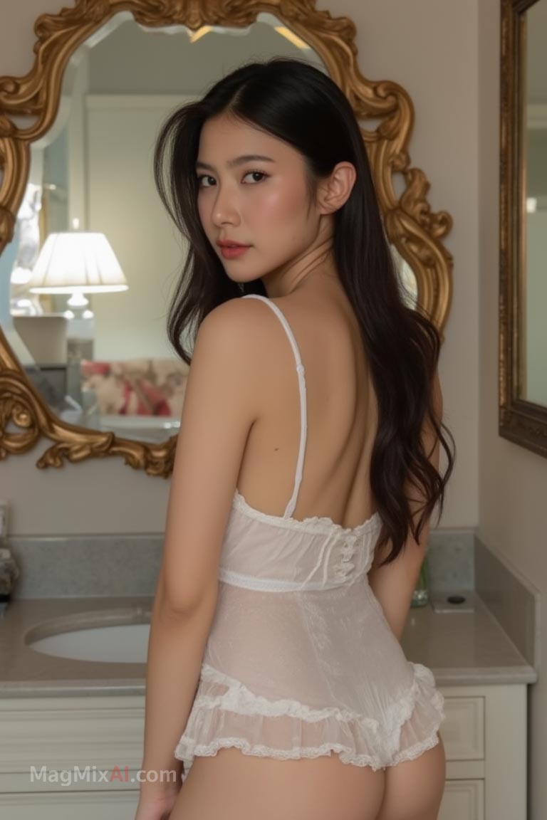 Vintage-style bathroom