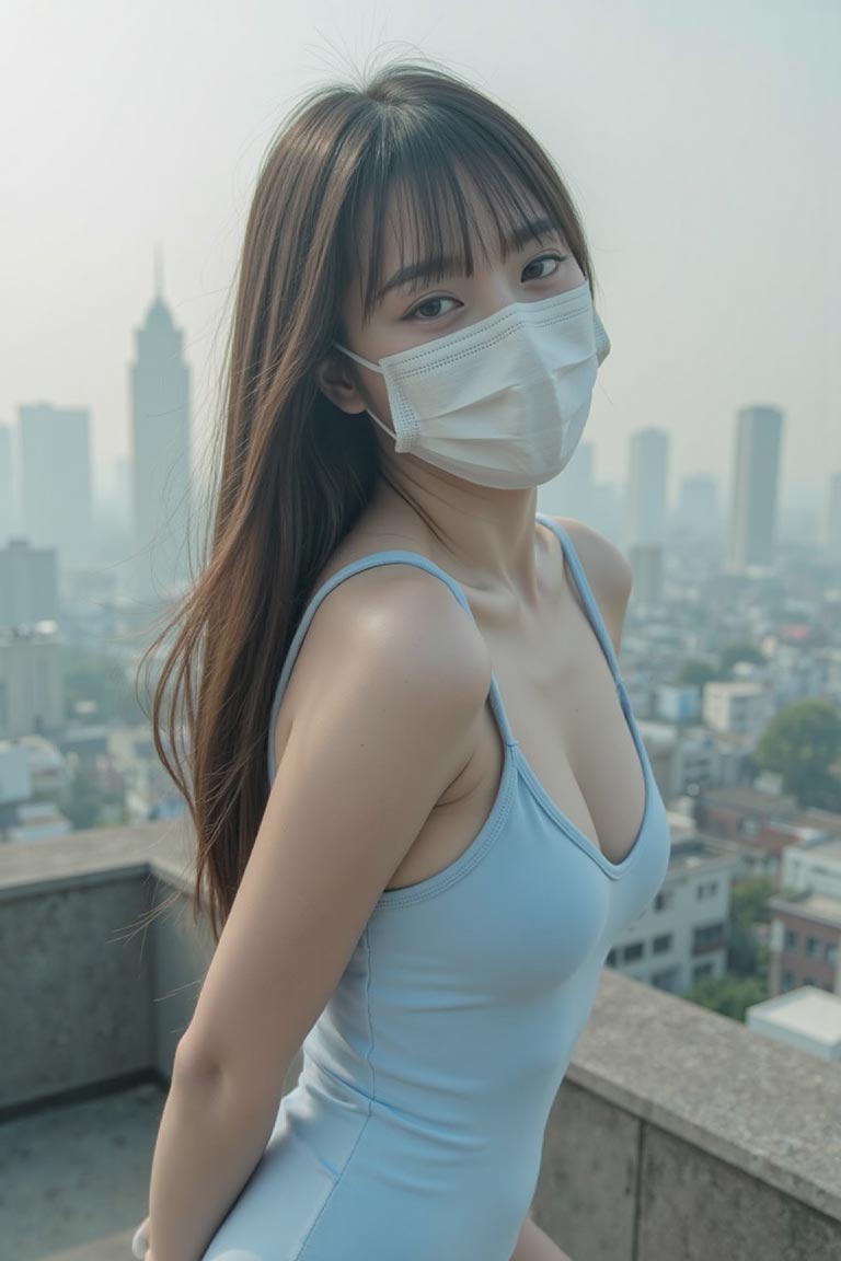 city smog and dust
