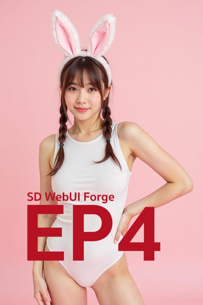 SD WebUI Forge EP4 วิธีทำให้รูปคมชัดด้วย Upscale